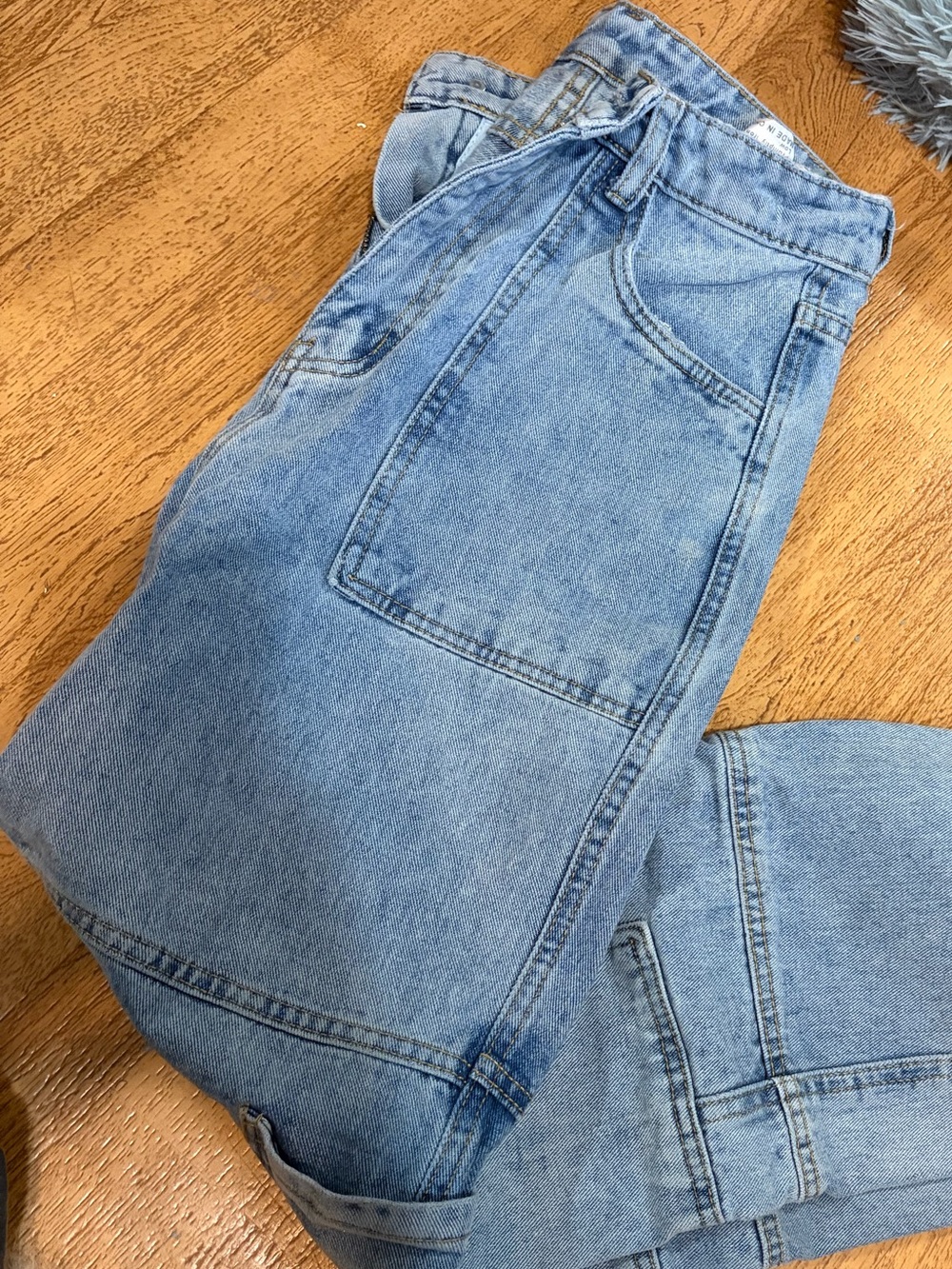 SHEIN Light Blue Boyfriend Jeans